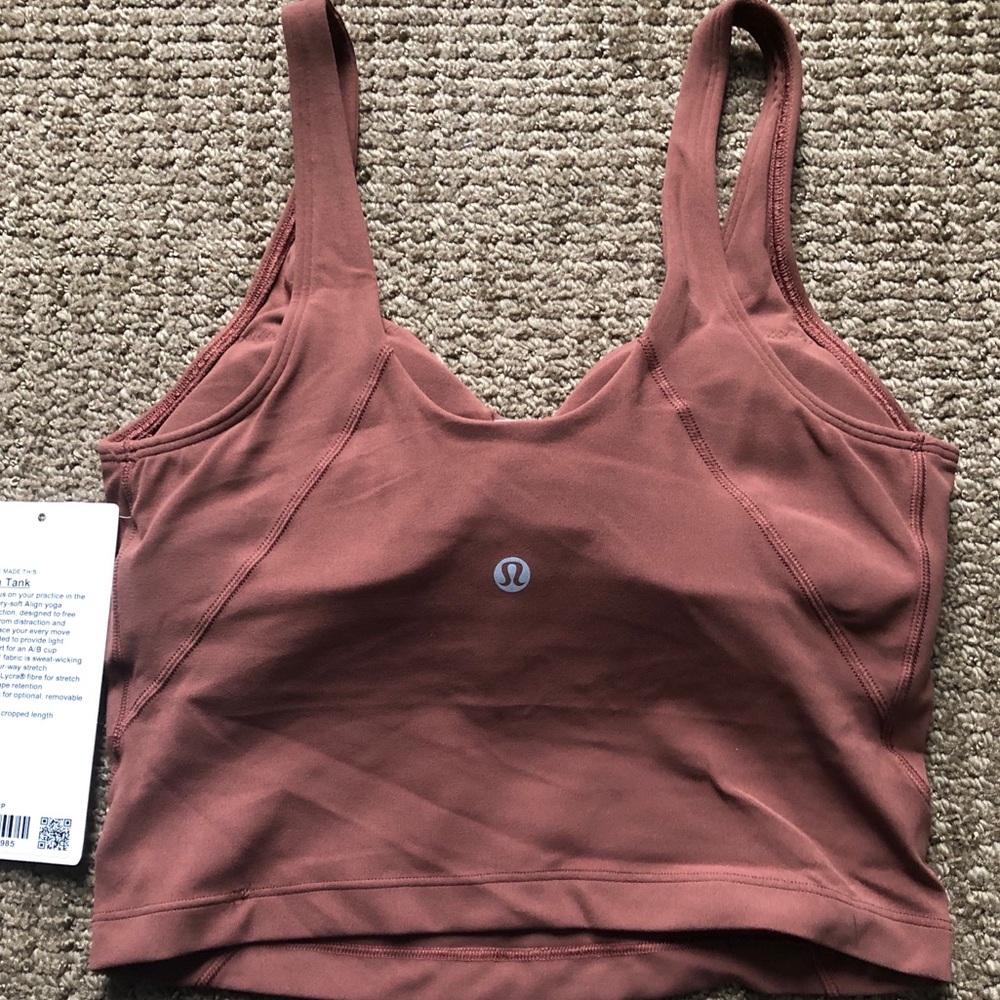 NWT lululemon align tank ancient copper - Picture 2 of 2